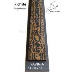 ฟิงเกอร์บอร์ด Richlite Ravinia แบบท่อนสี่เหลี่ยม ไม่มีตัดร่อง